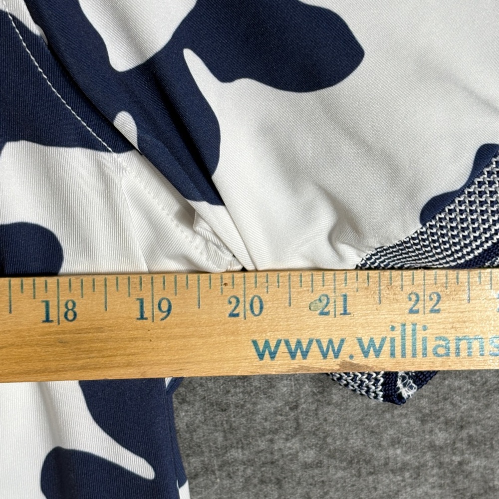 Greyson White and Navy Floral Polo Shirt - Picture 7 of 9